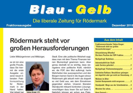 Blau- Gelb.Ausgabe 12.2010