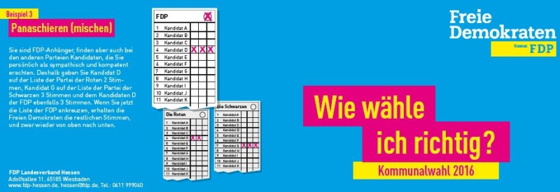 FDP Rödermark. Richtig wählen.