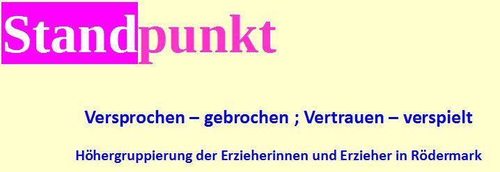 Versprochen und gebrochen. CDU und AL/Die Grünen werden wortbrüchig