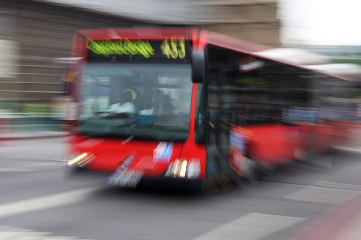 Schnellbus Richtung Dieburg.